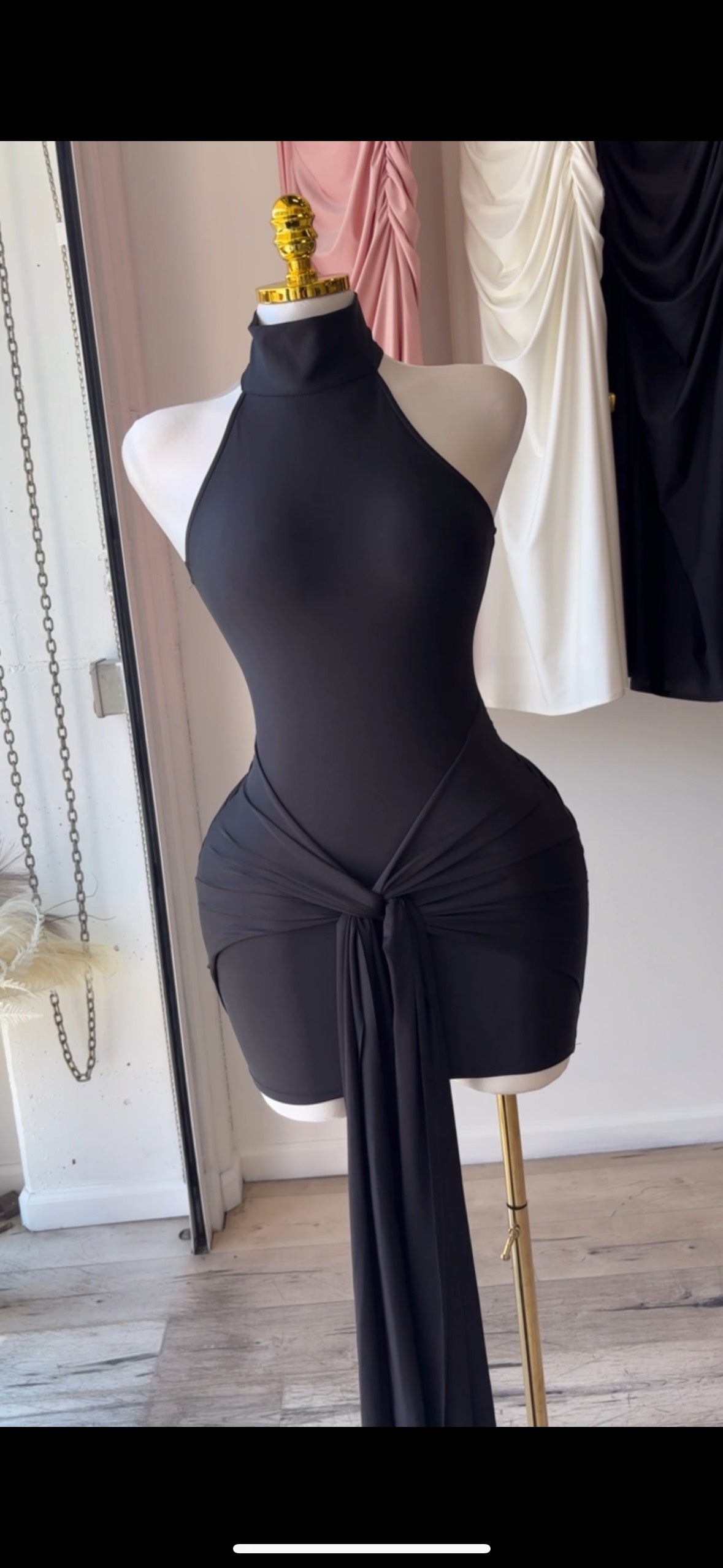 chinese dress ladies Classy Girl White Wrap Dress
