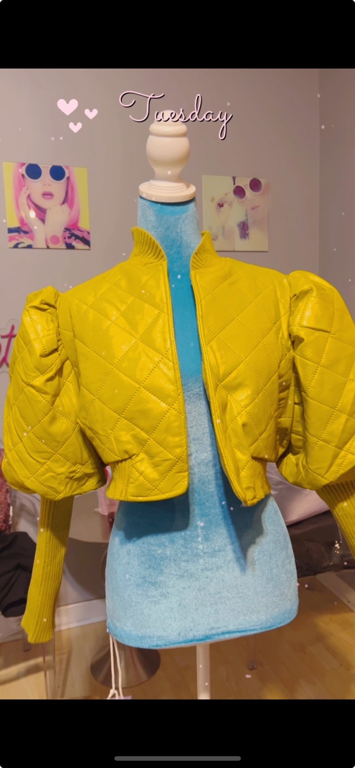 Mustard Cropped Jacket